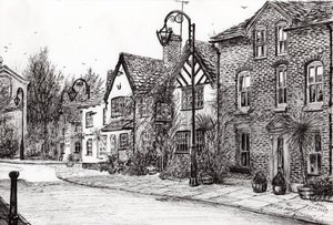 Leigh Arms Prestbury by Vincent Alexander Booth